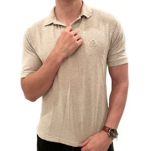 Men’s Neutral Short Sleeve Polo For a Nice Casual Look
